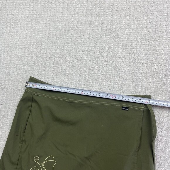 LOLE Sports Skirt Nylon Quick Dry / Water resistant Sz 10 Green Floral AOP - Picture 9 of 12
